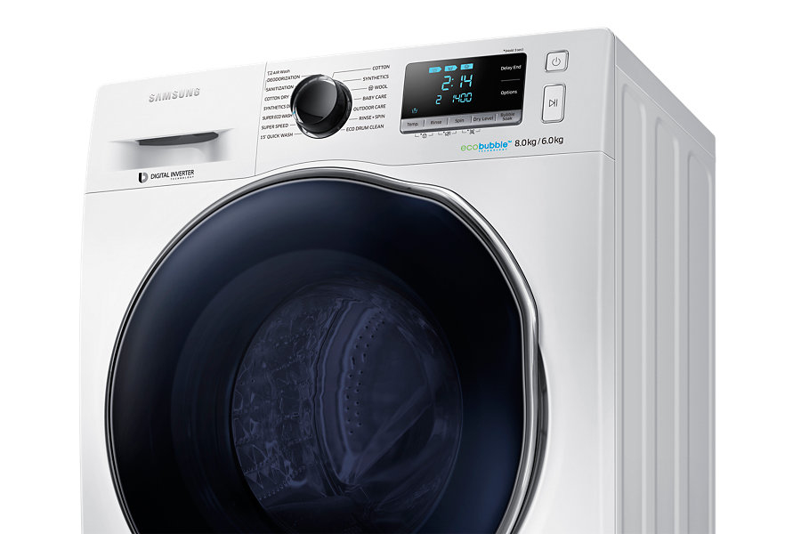 Samsung WD80J6410AW washer dryer Freestanding Front-load White – image 5