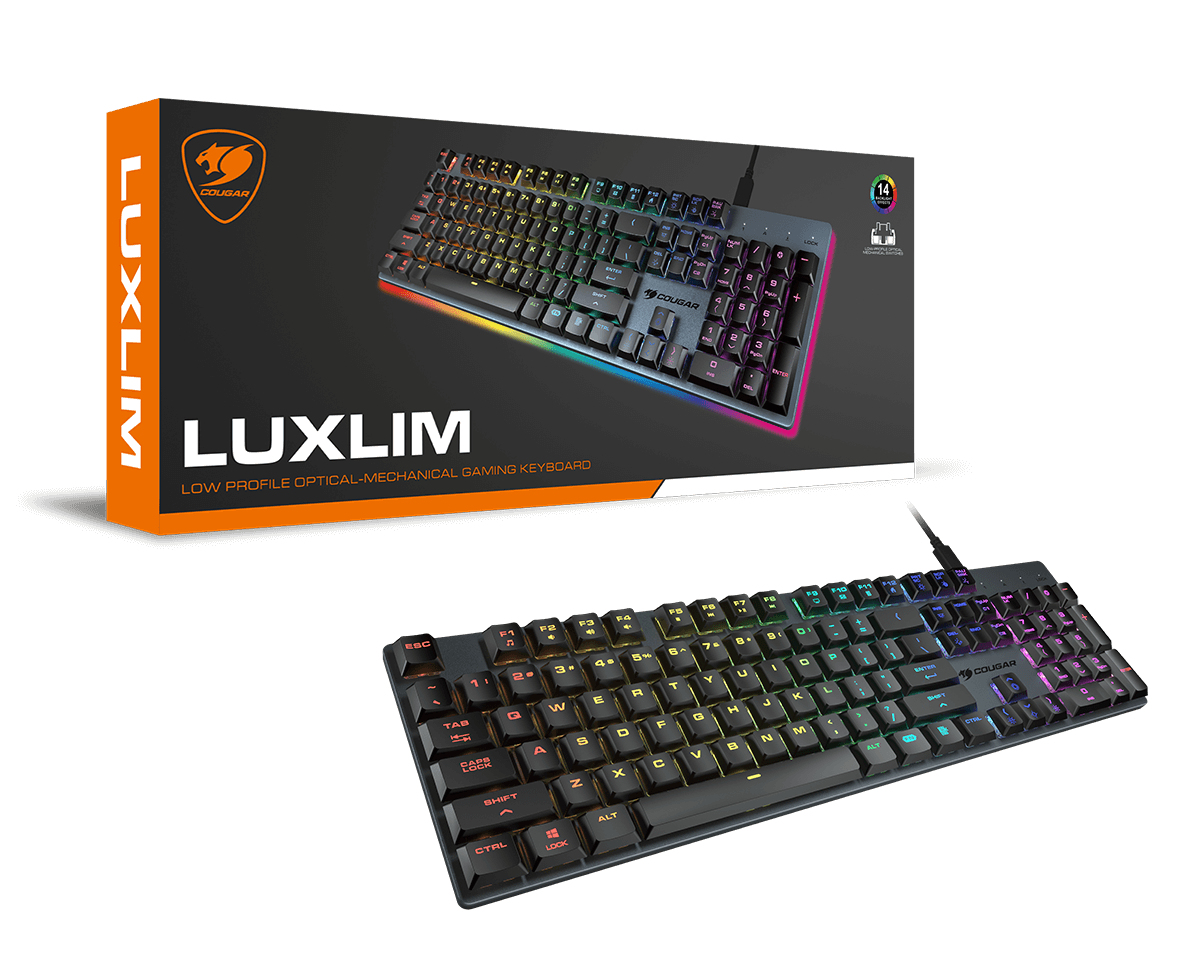 COUGAR LUXLIM keyboard Gaming USB QWERTY Black – image 9