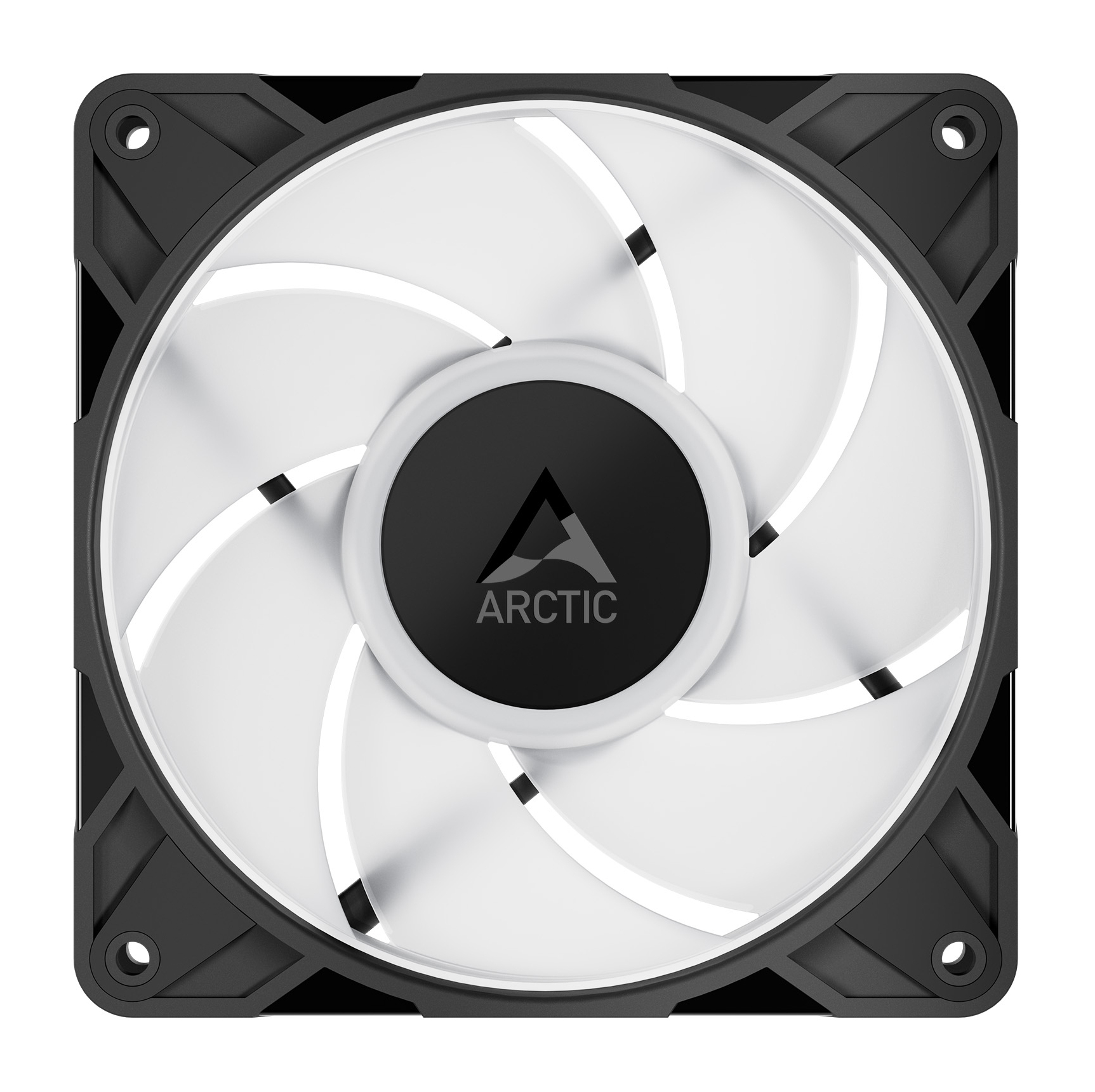 Kit de 3 Ventiladores 120mm Artic P12 Pro A-RGB, RGB, Sistema en Cadena, Color Negro
