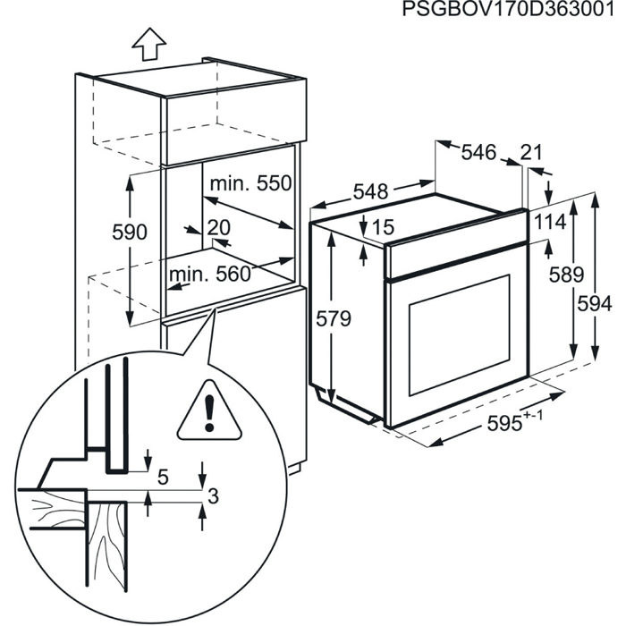 AEG BPE551220M 71 L Stainless steel – image 6