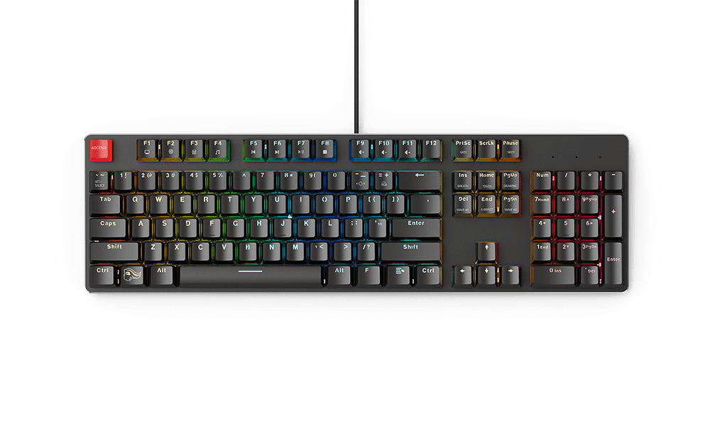 Glorious Gaming GMMK-BRN-V2 keyboard Universal USB Black – image 1