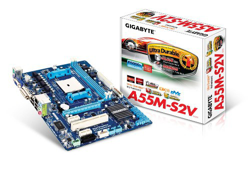 GIGABYTE GA-A55M-S2V AMD A75 Socket FM1 micro ATX – image 2
