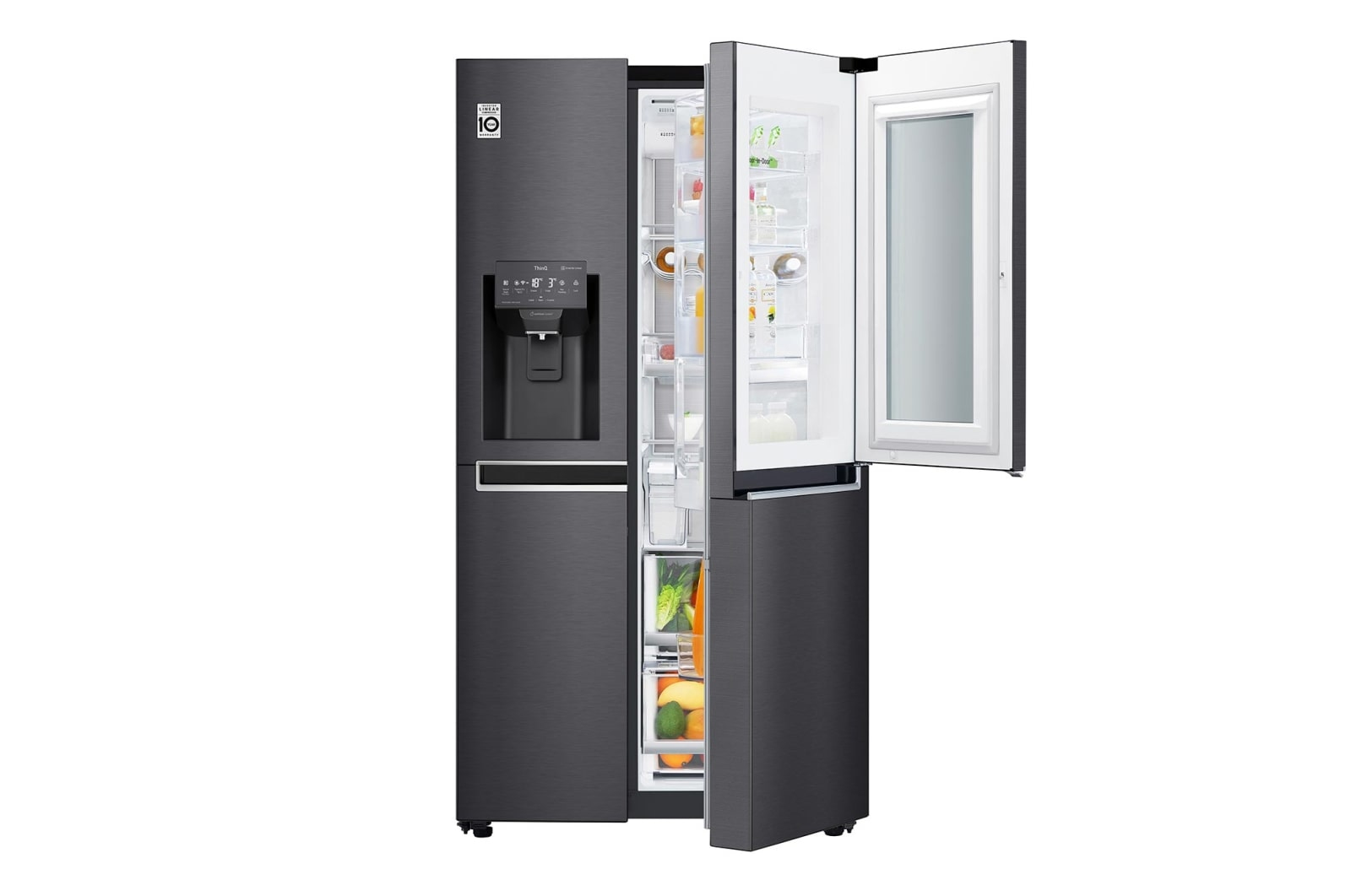 LG GSX961MCCE side-by-side refrigerator Freestanding – image 4