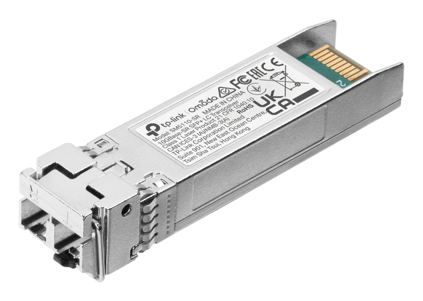 TP-Link TL-SM5110-SR - SFP+ transceiver module - 10GbE - 10GBase-SR - LC/UPC multi-mode - up to 300 m - 850 nm - for JetStream TL-SG3428X, TL-SG3452XP V1