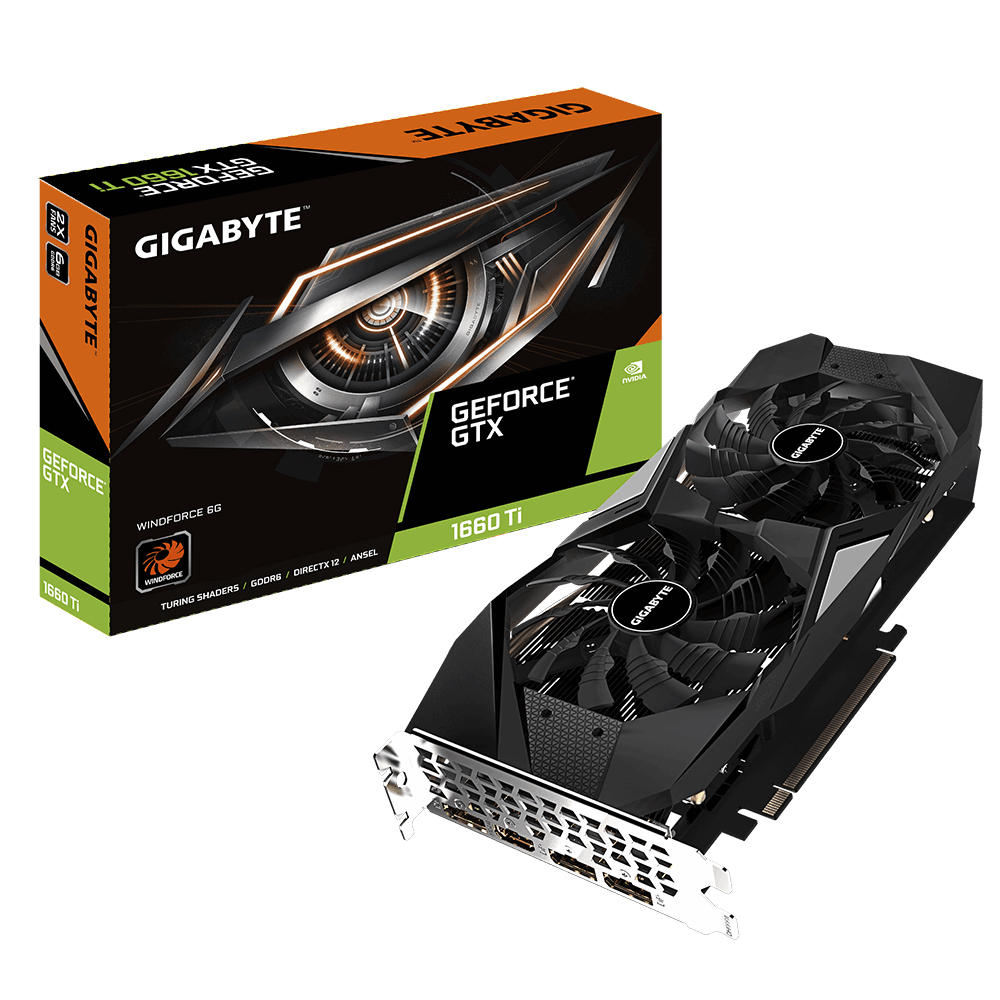 GIGABYTE GV-N166TWF2-6GD graphics card NVIDIA GeForce GTX 1660 Ti – image 1