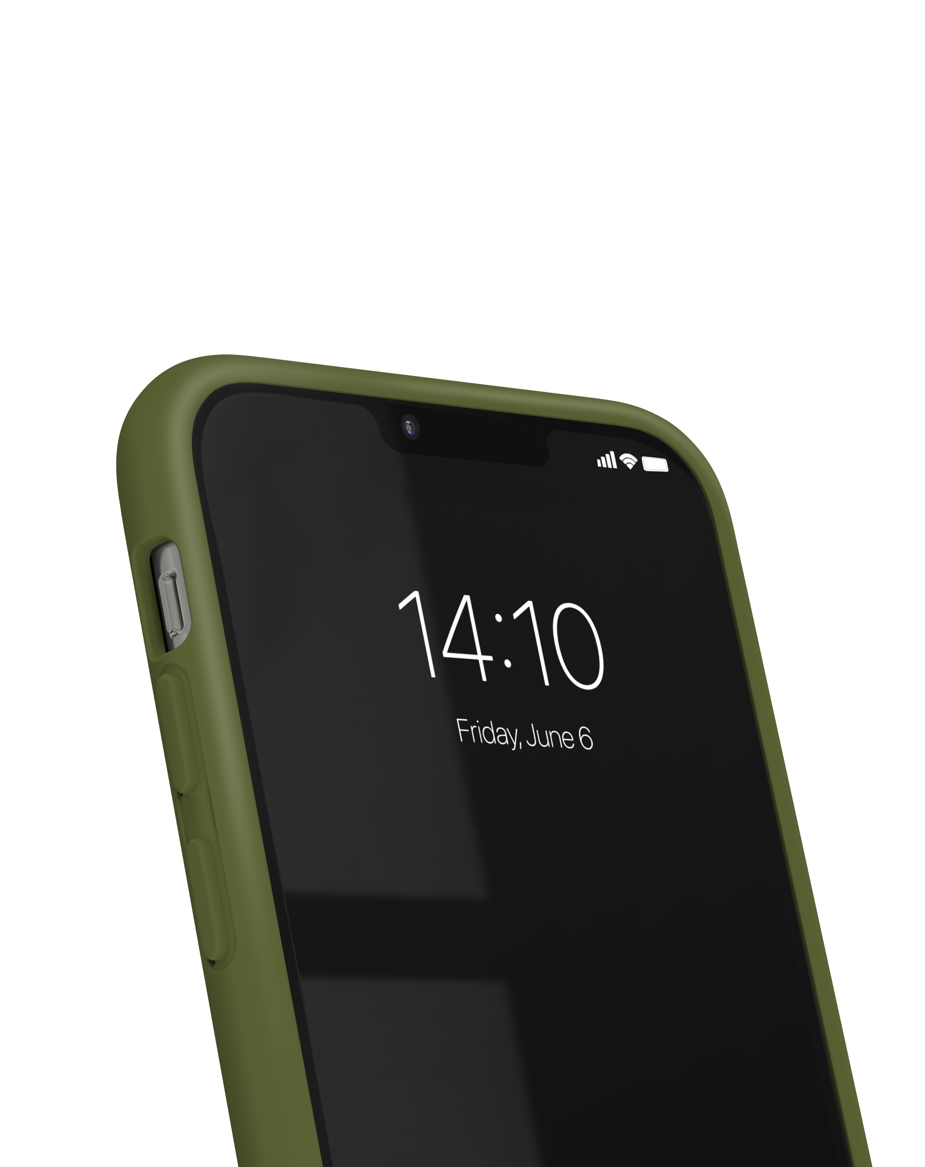 iDeal of Sweden Silicone Case MagSafe iPhone 12/12P Khaki – image 3