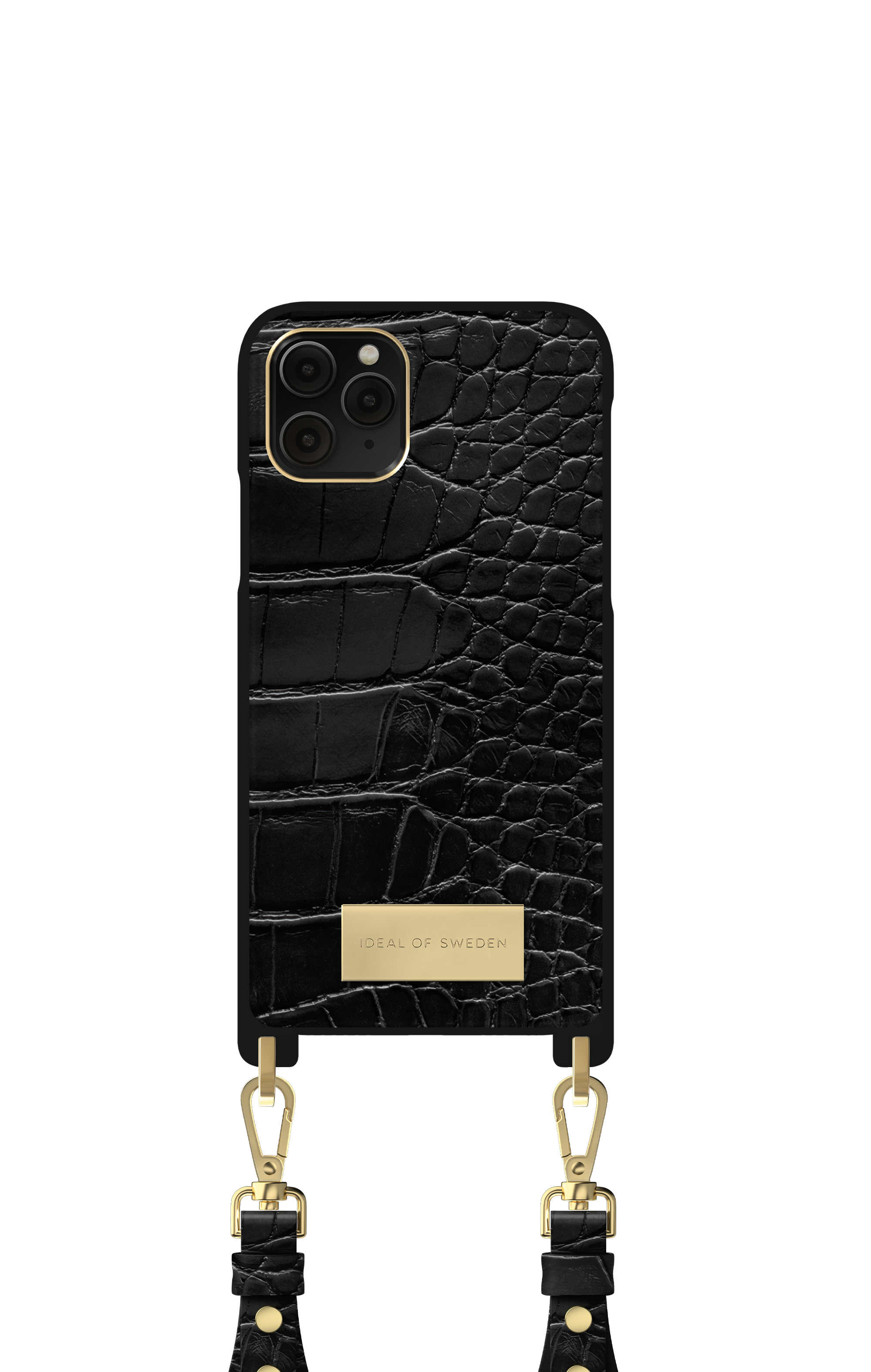 iDeal of Sweden Atelier Necklace iPhone 11P/XS/X Black Croco – image 4