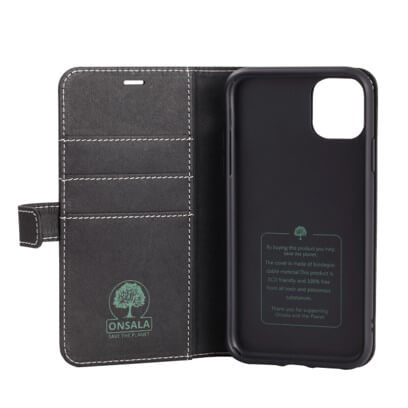 Onsala Wallet Case iPhone 12 Pro Max Eco Black – image 3