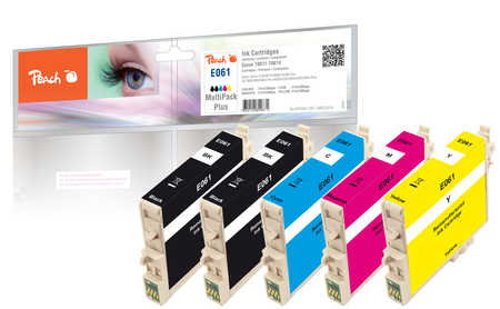 Peach PI200-120 ink cartridge Black, Cyan, Magenta, Yellow