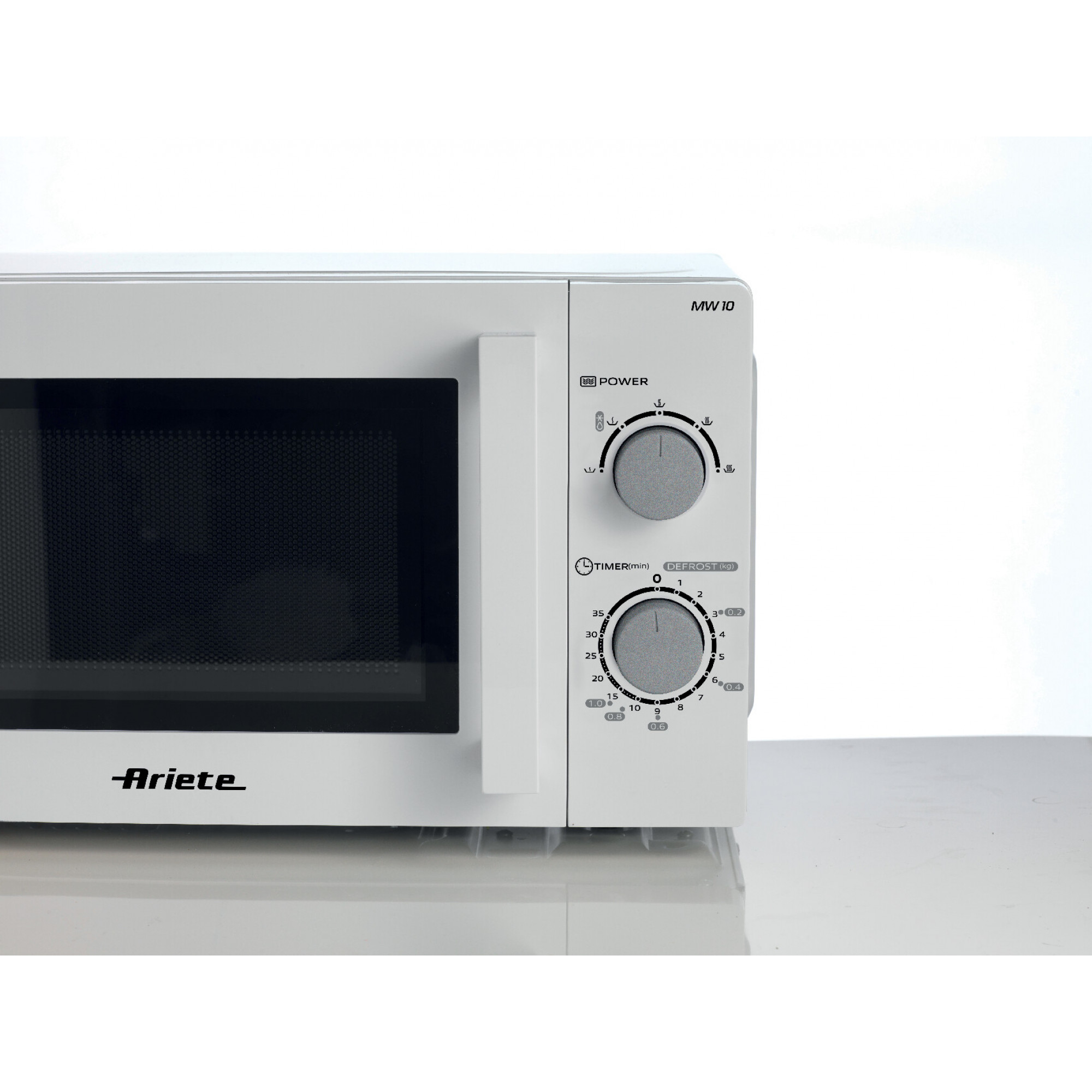 Ariete 951 Microwave Oven - 5 Power Levels - Defrost - 20 Liters - 700 Watt - White – image 2