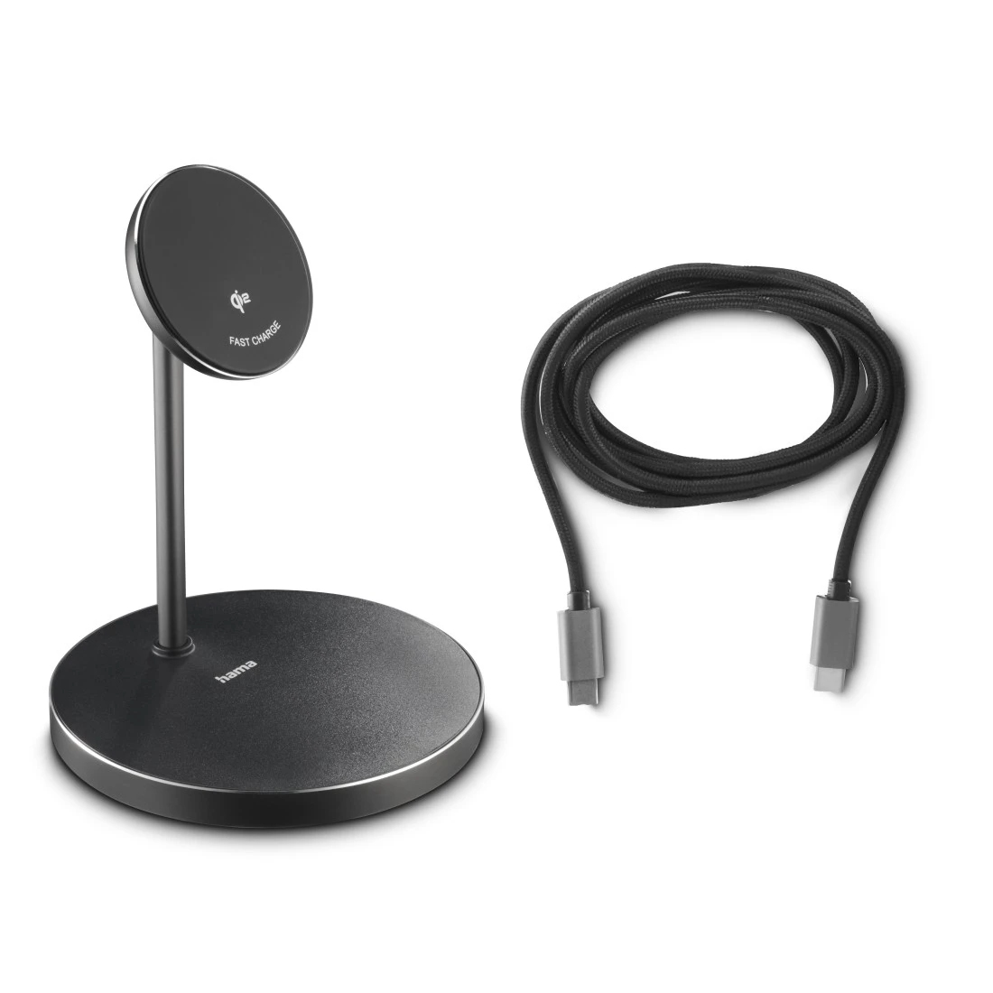 Hama 00201737 mobile device charger Headphones, Smartphone Black USB Wireless charging Fast charging Indoor – image 7