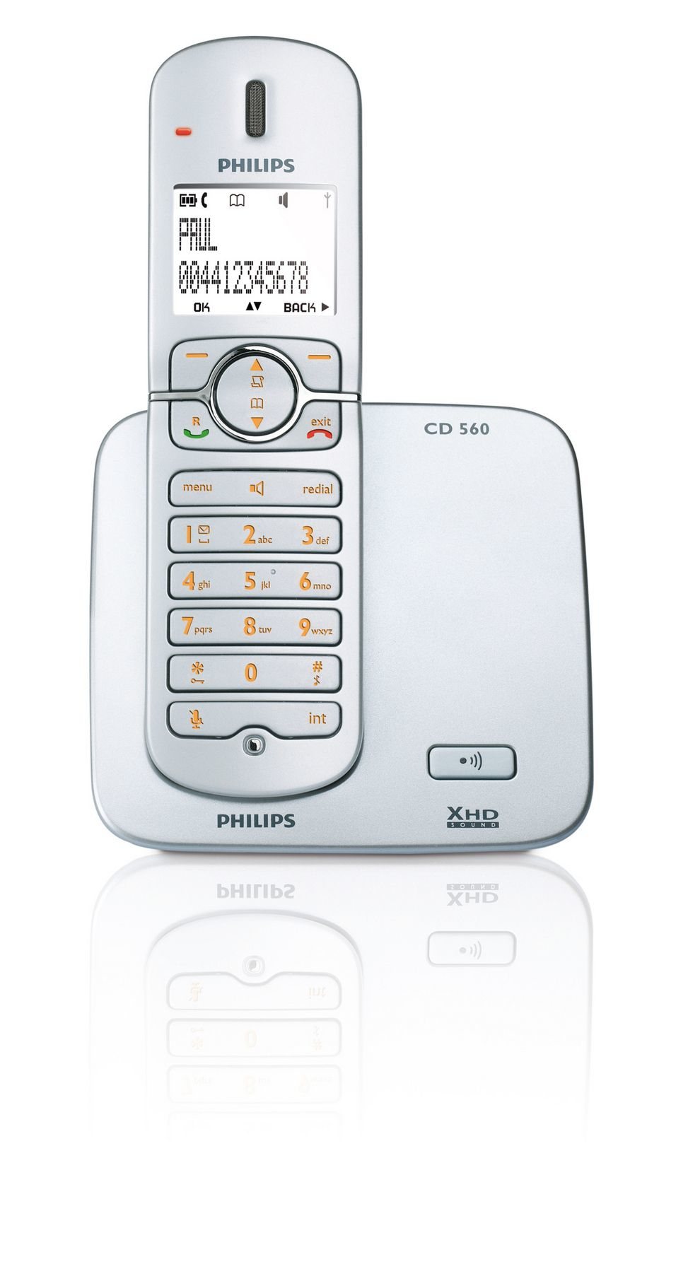 Philips Perfect sound CD5601S/38 telephone DECT telephone Caller ID White