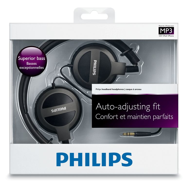 Philips SHL9300/10 headphones/headset Wired Head-band Music Black – image 2