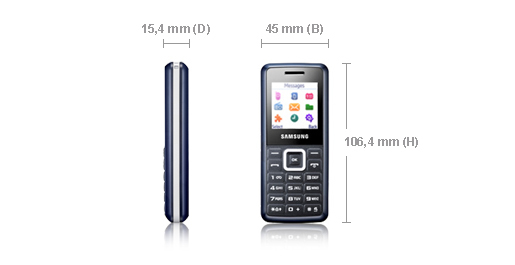 Samsung E1110 4.14 cm (1.63") 79 g – image 9