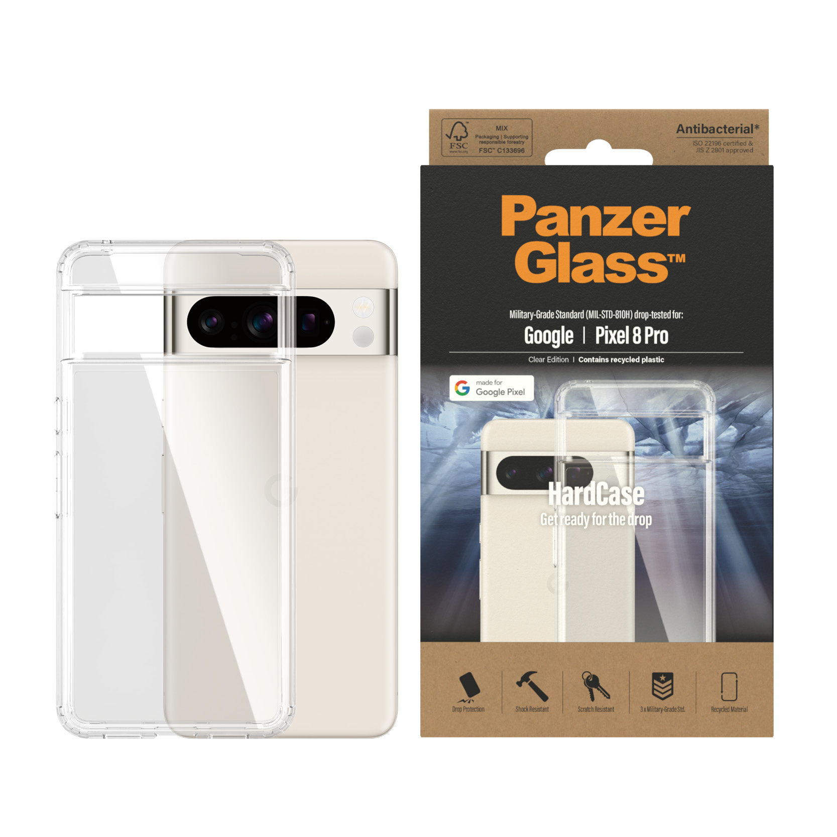 PanzerGlass® HardCase Transparent Google Pixel 8 Pro – image 2