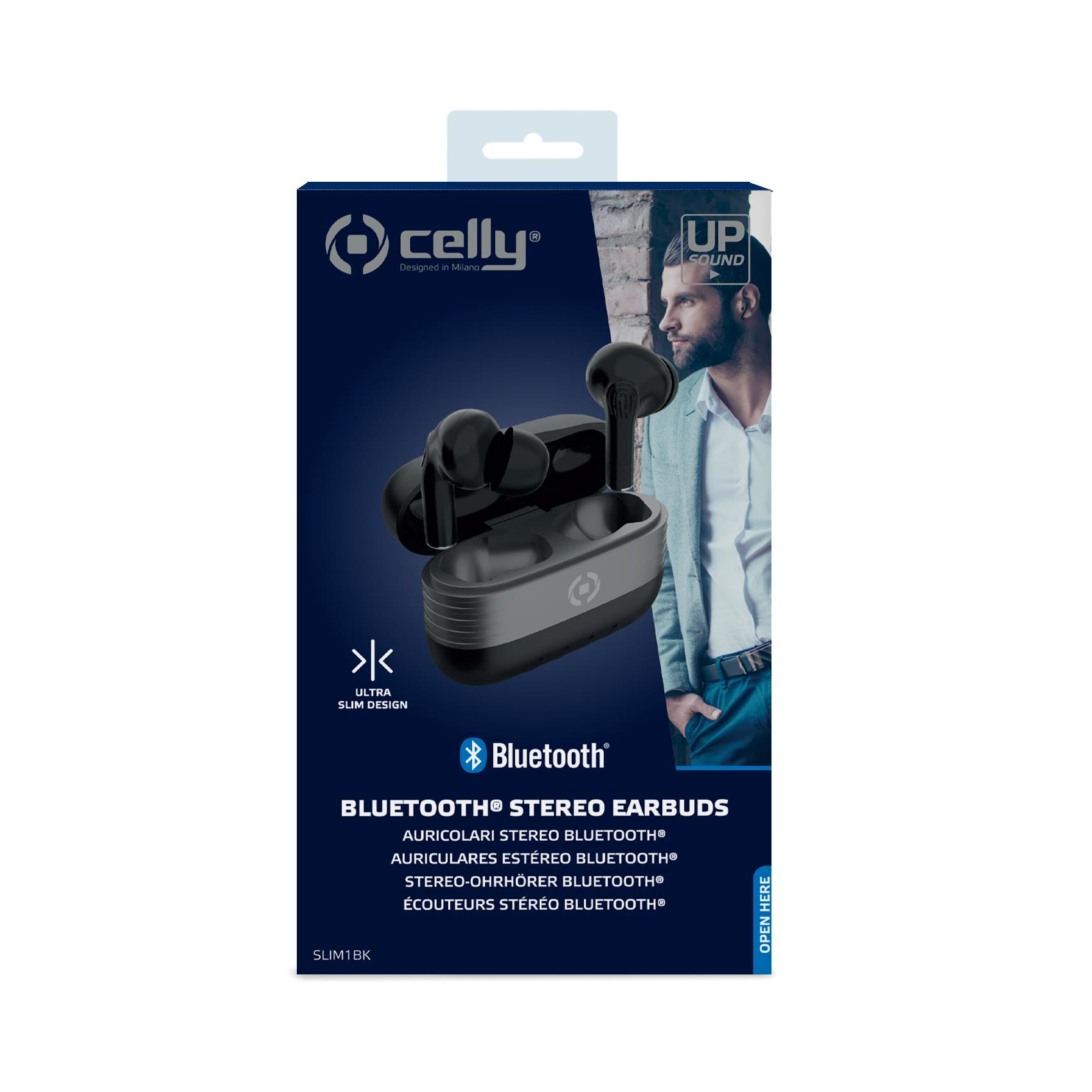 Celly Slim1 Headset Wireless In-ear Calls/Music Bluetooth Black – image 3