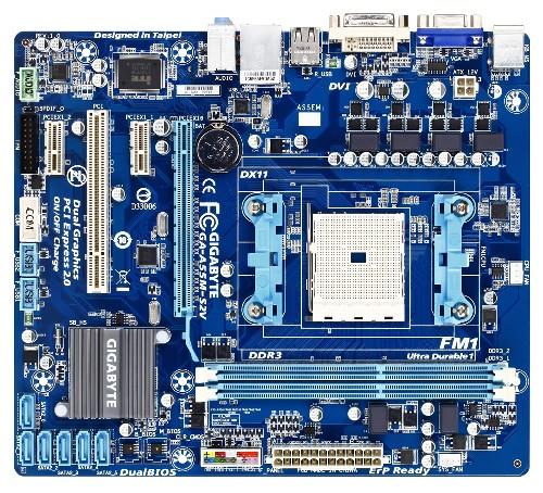 GIGABYTE GA-A55M-S2V AMD A75 Socket FM1 micro ATX – image 7