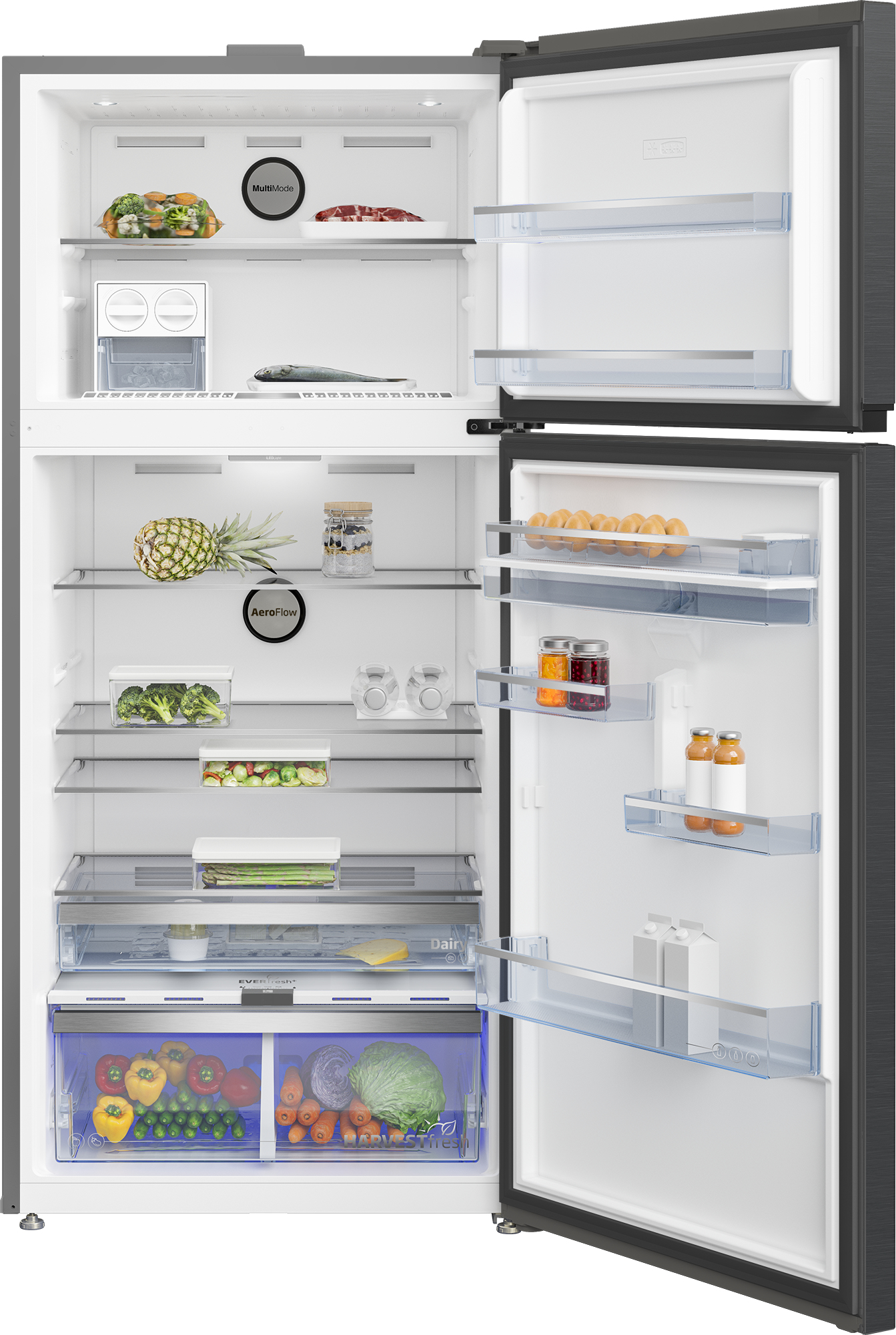Beko RDNE650E40DZXBRN fridge-freezer Freestanding – image 4