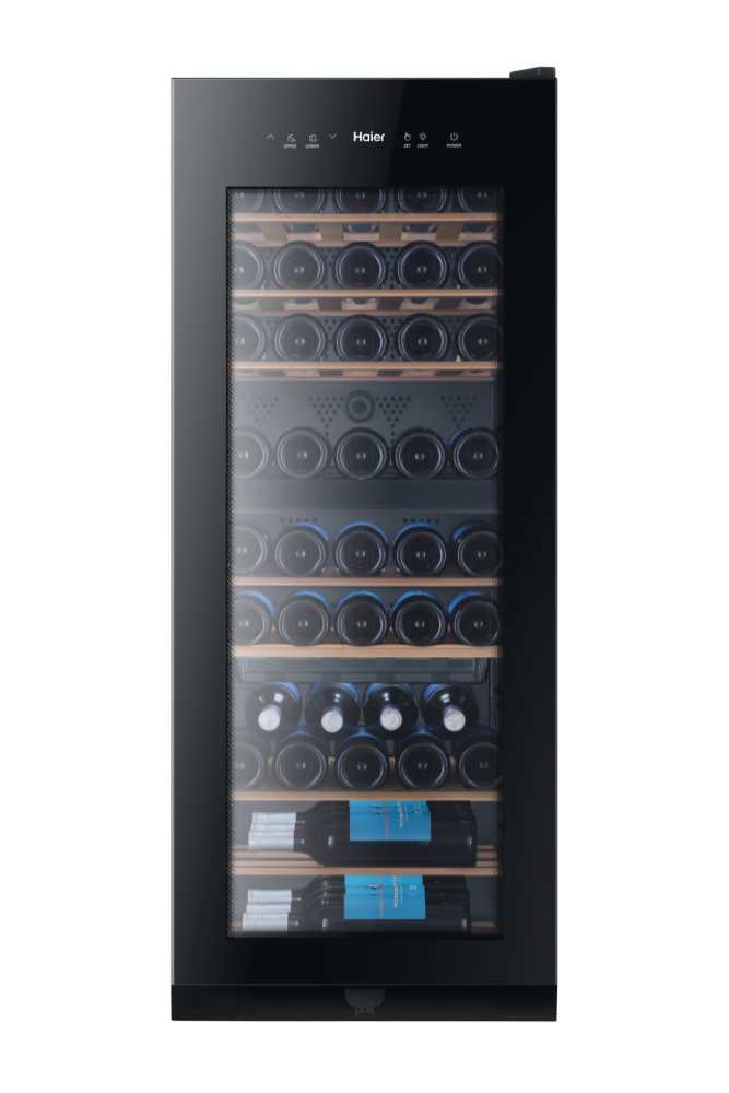Haier Wine Bank 50 Series 3 WS53GDA Compressor wine cooler Freestanding Black 53 bottle(s) – image 1