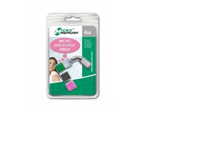 CoreParts 4GB USB flash drive USB Type-A 2.0 Black, Green, Pink