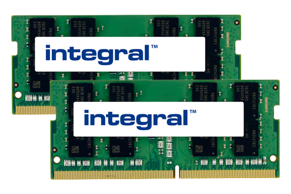 Integral 32GB (2X16GB) LAPTOP RAM MODULE KIT DDR4 2400MHz SODIMM EQV. TO 3EK90AV FOR HP/COMPAQ
