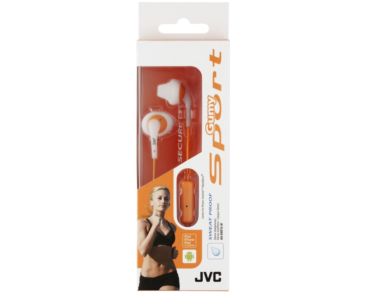 JVC HA-ENR15-W-E In ear headphones with remote & mic – image 2