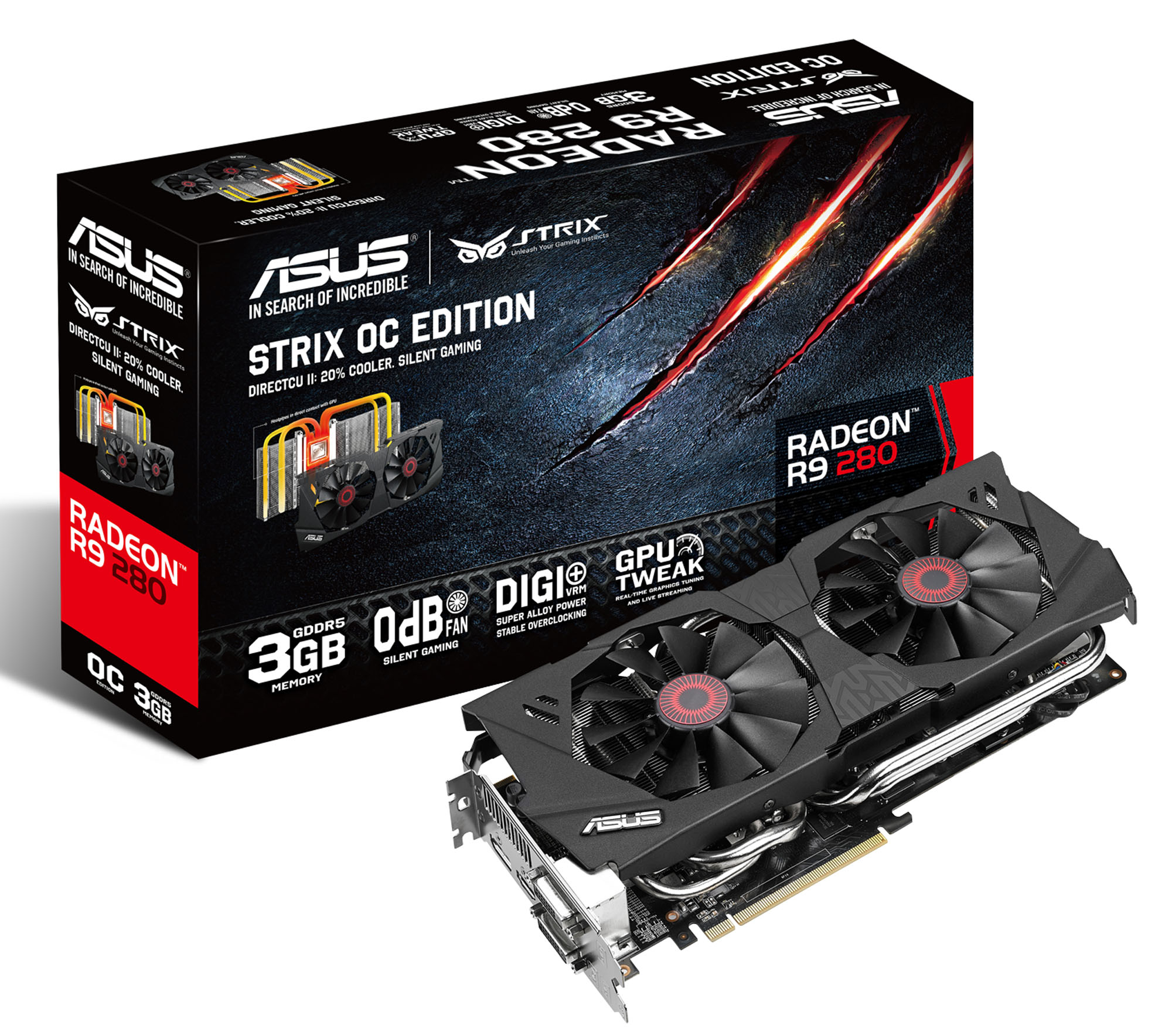 ASUS 90YV0670-M0NA00 graphics card AMD Radeon R9 280 – image 1