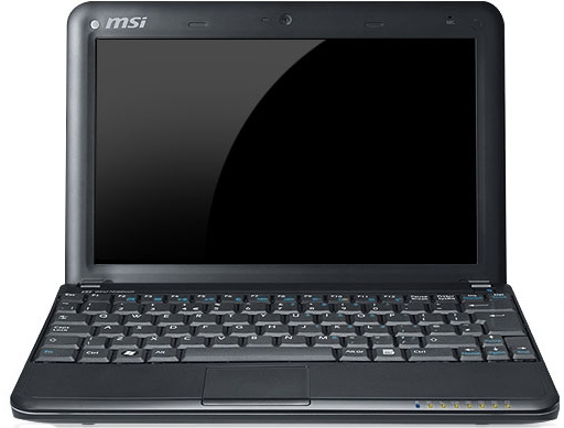MSI Wind U100-641US netbook Intel Pentium Mobile N270 – image 1