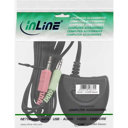 InLine 55501I audio switch Black – image 3