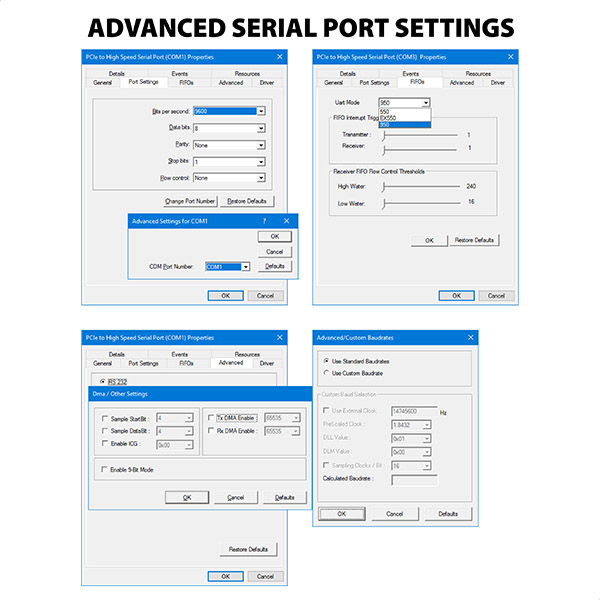 Axagon PCEA-SP interface cards/adapter Internal Parallel, Serial – image 3
