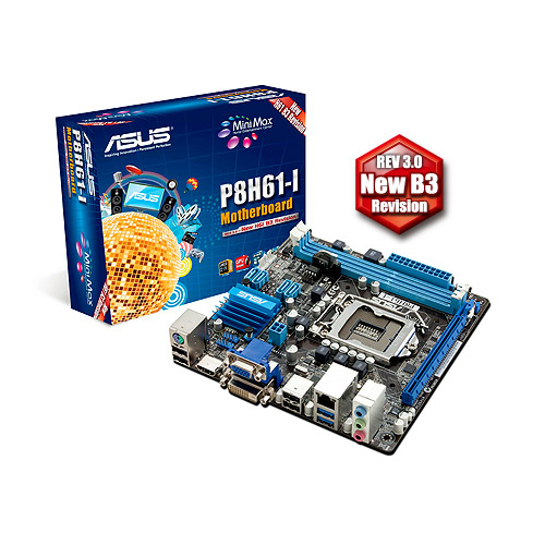 ASUS P8H61-I Intel® H61 LGA 1155 (Socket H2) mini ITX