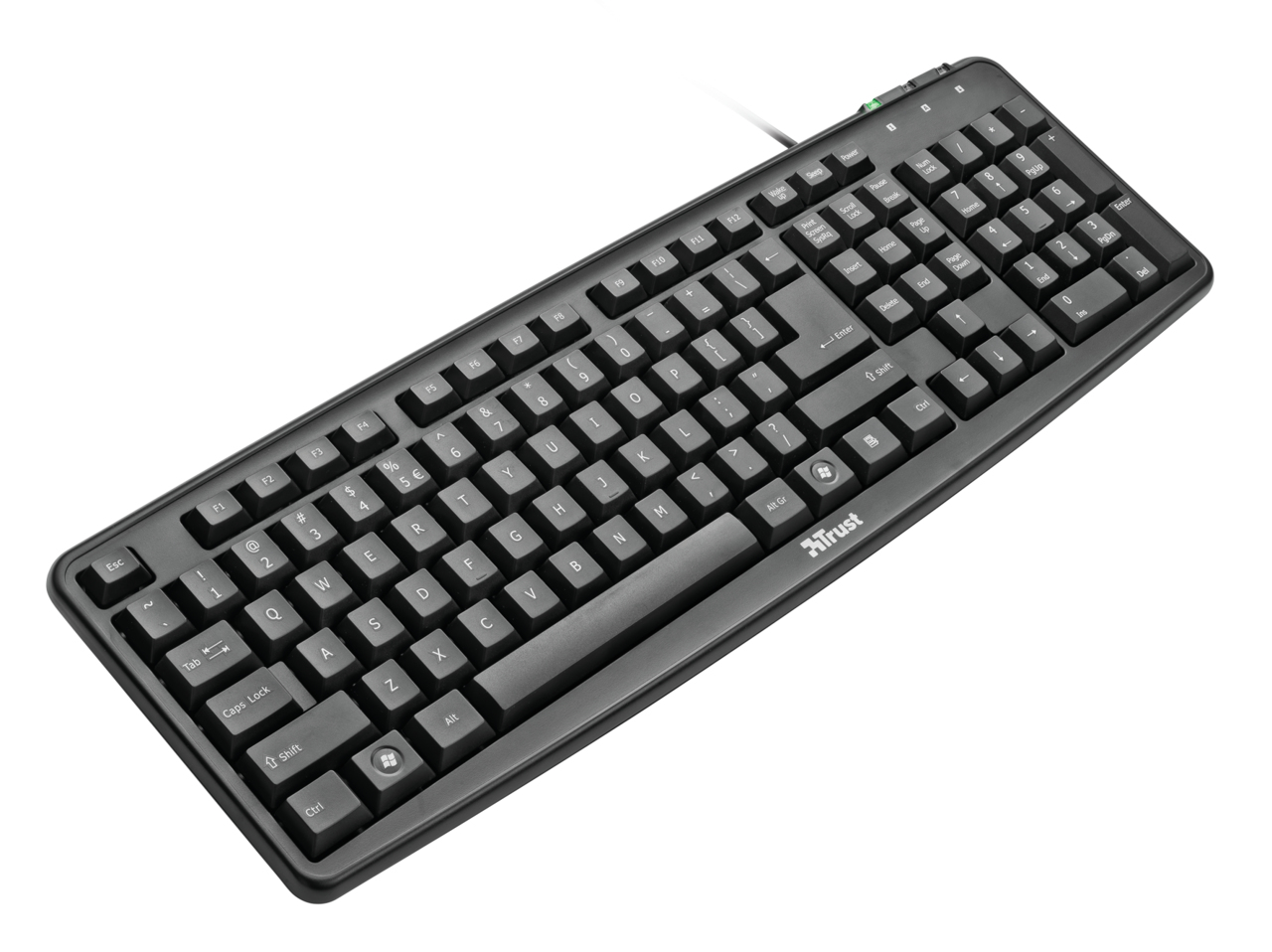 Trust ClassicLine keyboard Office USB QWERTY Black