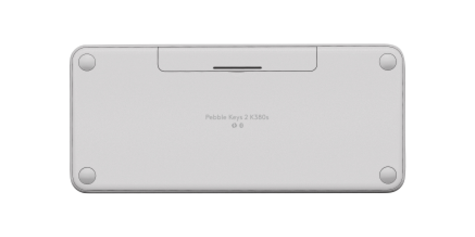 Teclado Logitech PEBBLE KEYS 2 K380S - Inalámbrico - Bluetooth - Inglés - Blanco - 920-011784 Teclado Logitech PEBBLE KEYS 2 K380S - Inalámbrico - Bluetooth - Inglés - Blanco - 920-011784