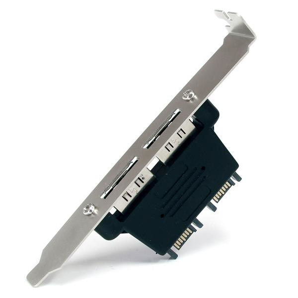 StarTech.com 2 Port SATA to eSATA Plate Adapter - F/M – image 2