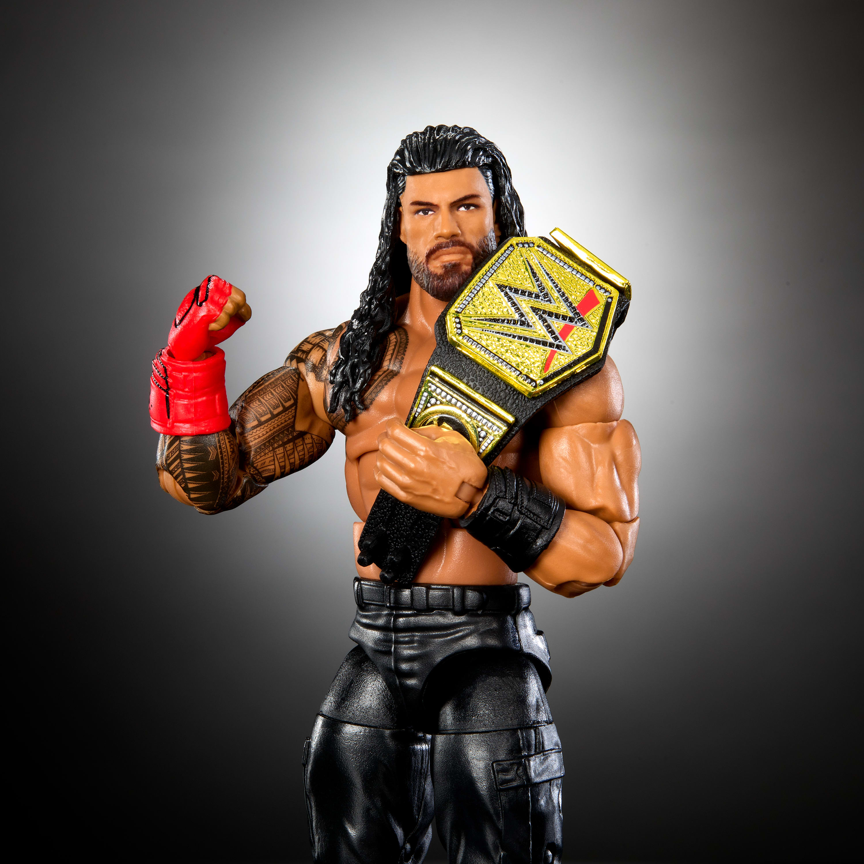 Resim Mattel JCJ38 WWE Roman Reigns Oyuncak Figür, Çok Renkli Plastik, 6 inç