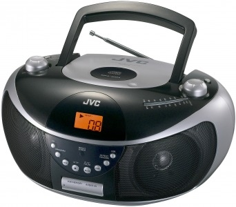 JVC RD-EZ16 CD player Black, Silver Personal CD player
