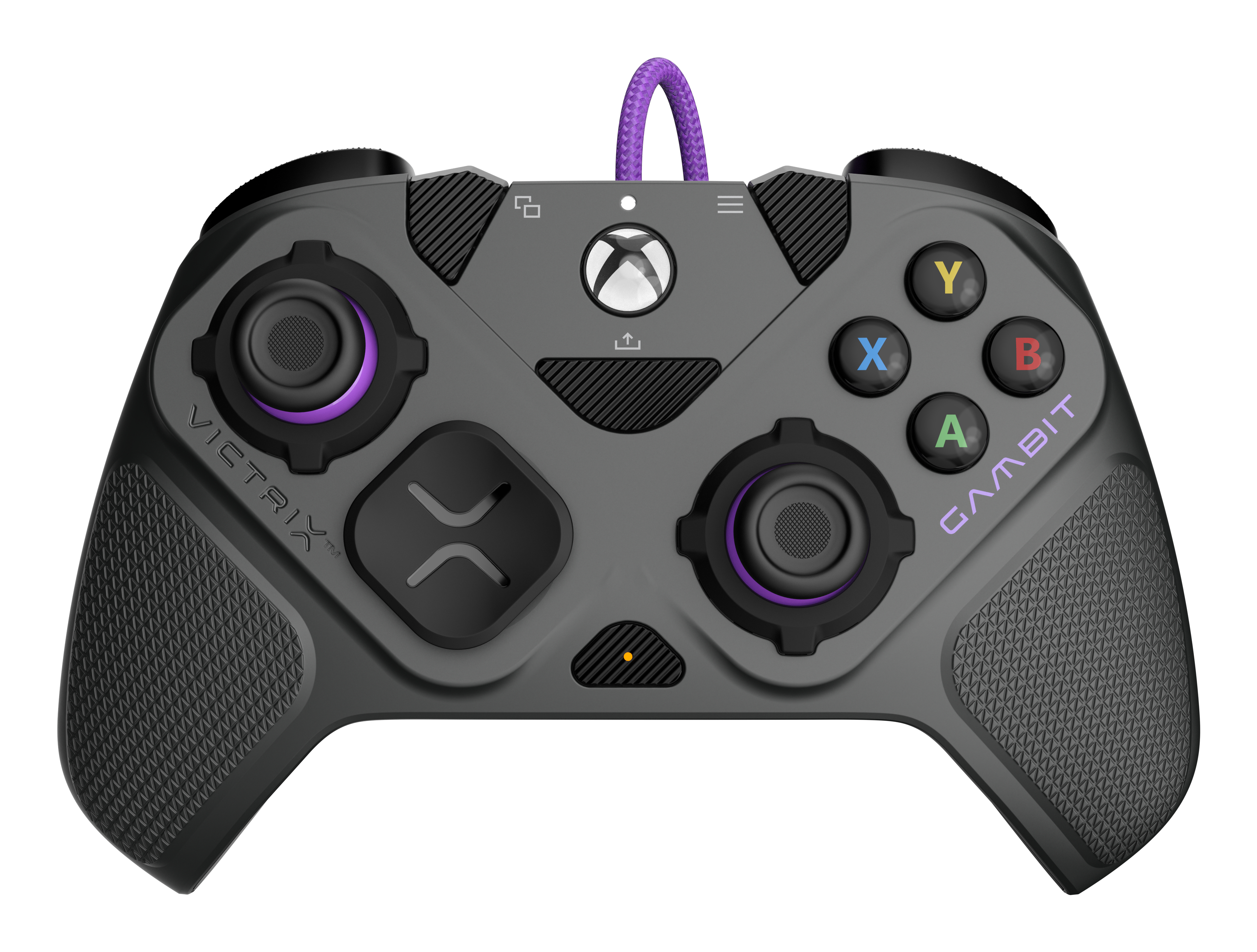 Turtle Beach Victrix Gambit Prime Manette de tournoi filaire avec sticks interchangeables, Rapid Fire Clutch Triggers et boutons programmables - licence officielle de Xbox Series X|S, Xbox One et PC