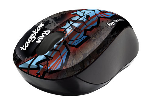 Trust Vivy Wireless Mini Mouse - Tagstar Graffiti – image 1