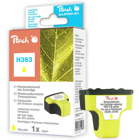 Peach 314800 ink cartridge 1 pc(s) Yellow