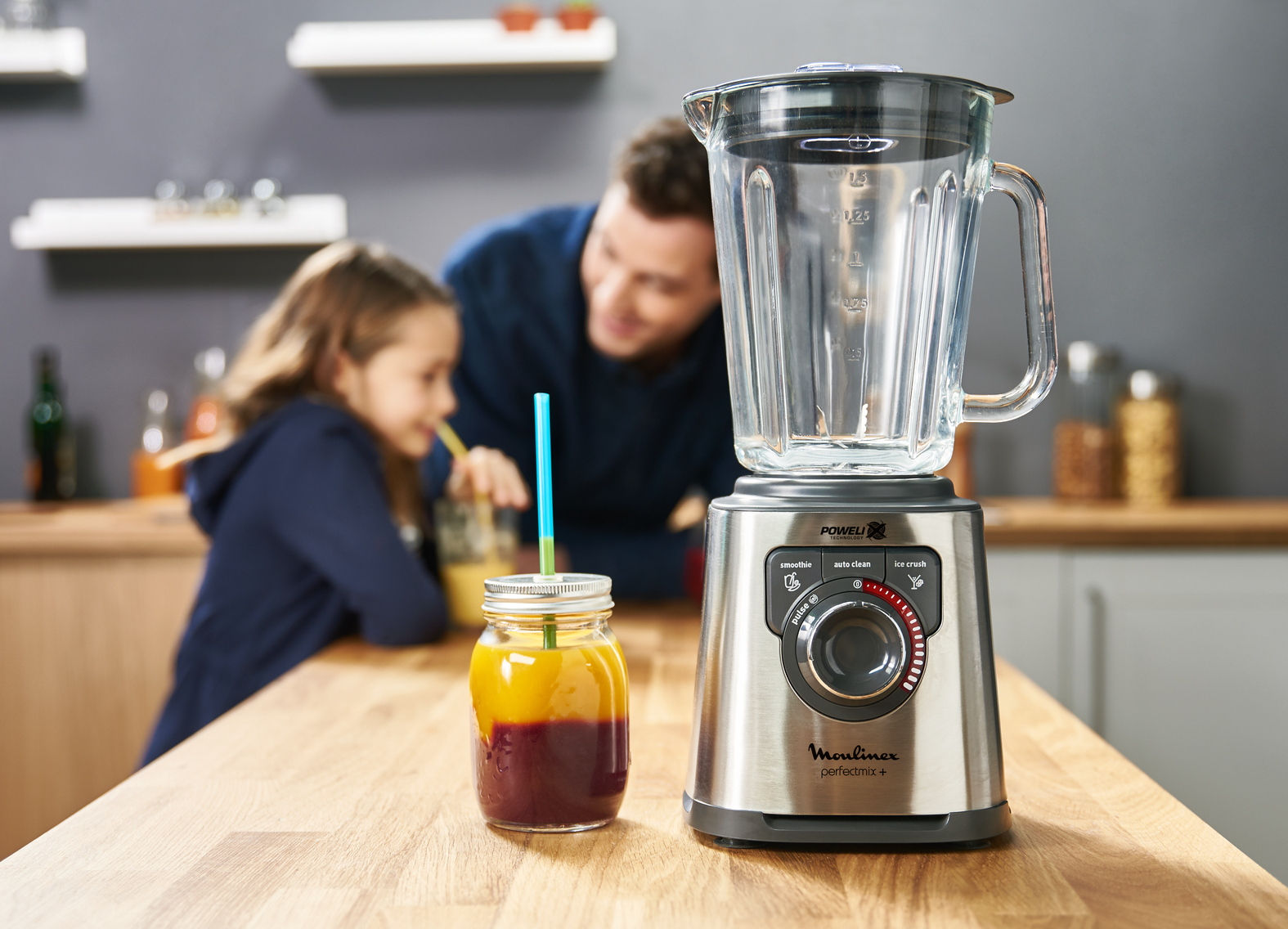 Moulinex LM811D 1.5 L Tabletop blender 1200 W Steel, Grey – image 8