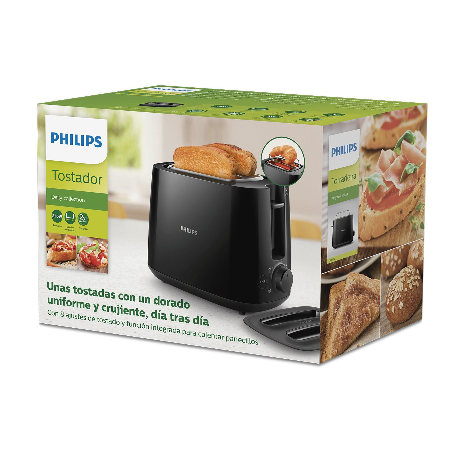 Philips Viva Collection HD2638/91 toaster 7 2 slice(s) – image 2