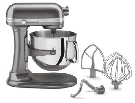 KitchenAid RKSM7581MS mixer Stand mixer Grey, Silver