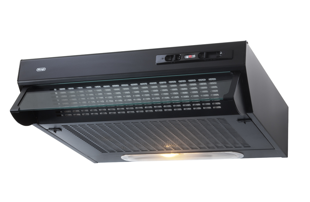 De’Longhi DCH6B cooker hood Wall-mounted Black 250 m³/h