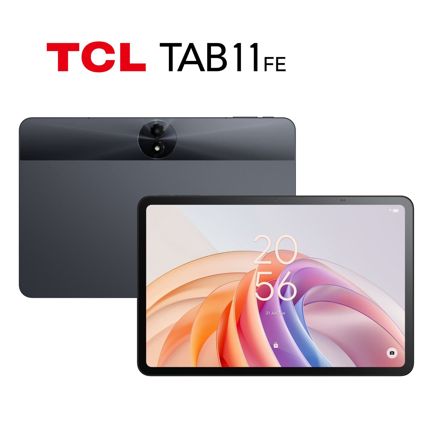 Tablet - TCL TAB 11 FE, 10.95" Full-HD+, 4GB + 128GB Memoria Expansible, 4GB+4GB RAM, Android 14, MediaTek® Helio G80, Gris