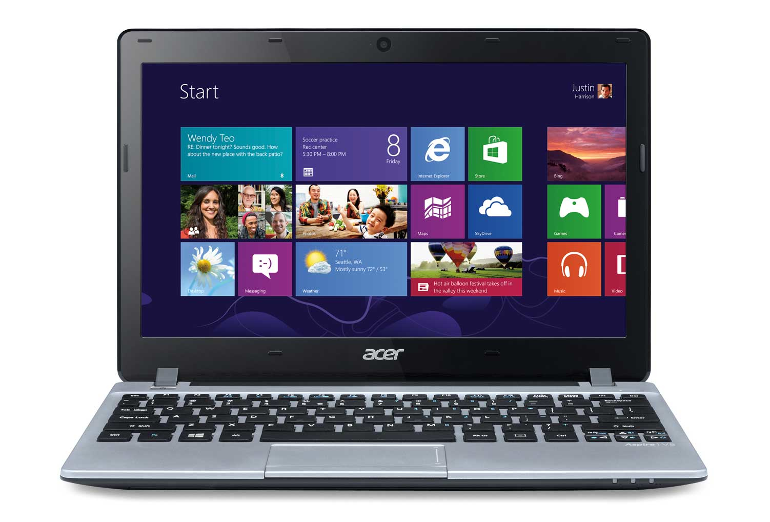 Acer Aspire V5-123-12104G32nss AMD E E1-2100 Laptop – image 1