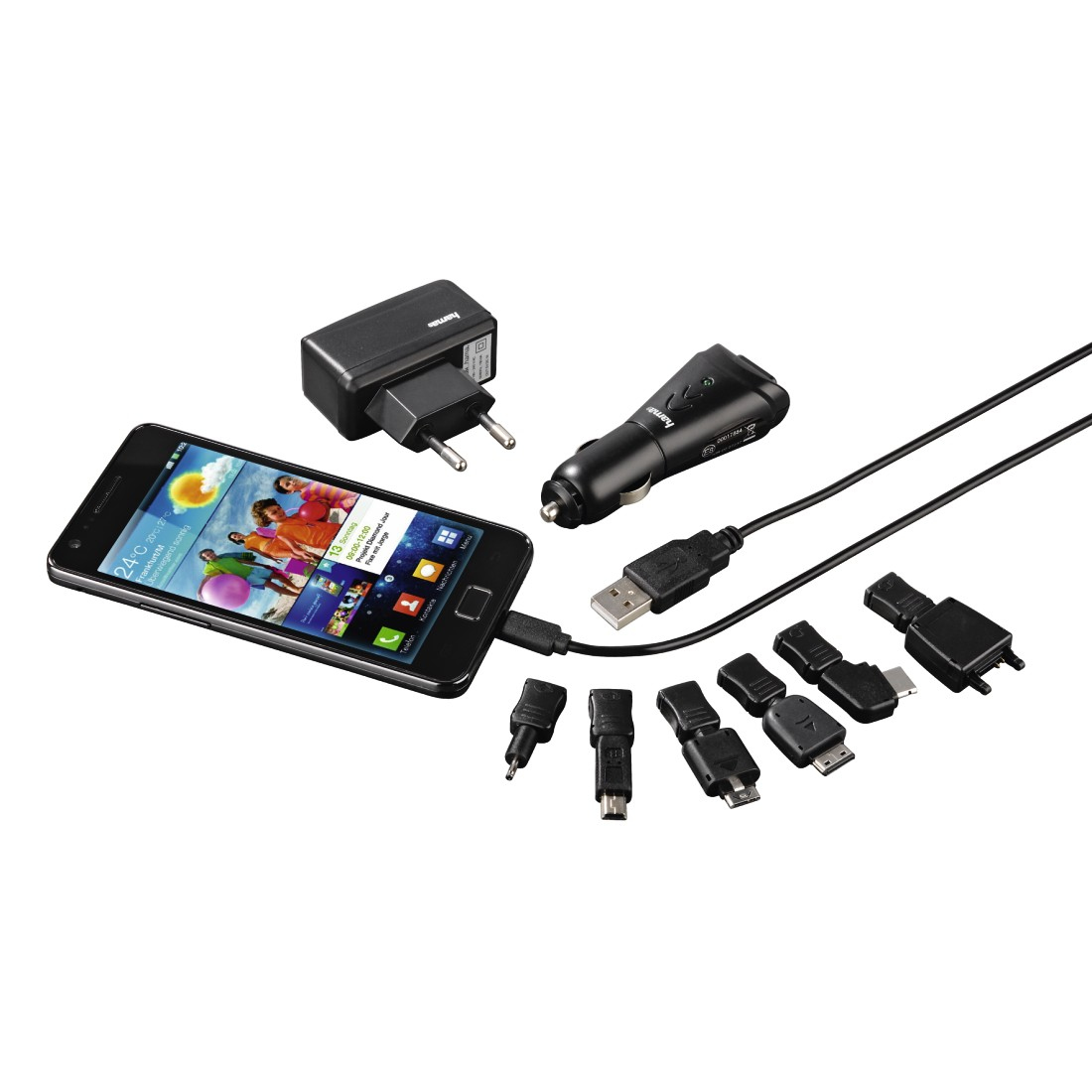 Hama 00173673 mobile device charger Universal Black AC, Cigar lighter Auto, Indoor – image 3