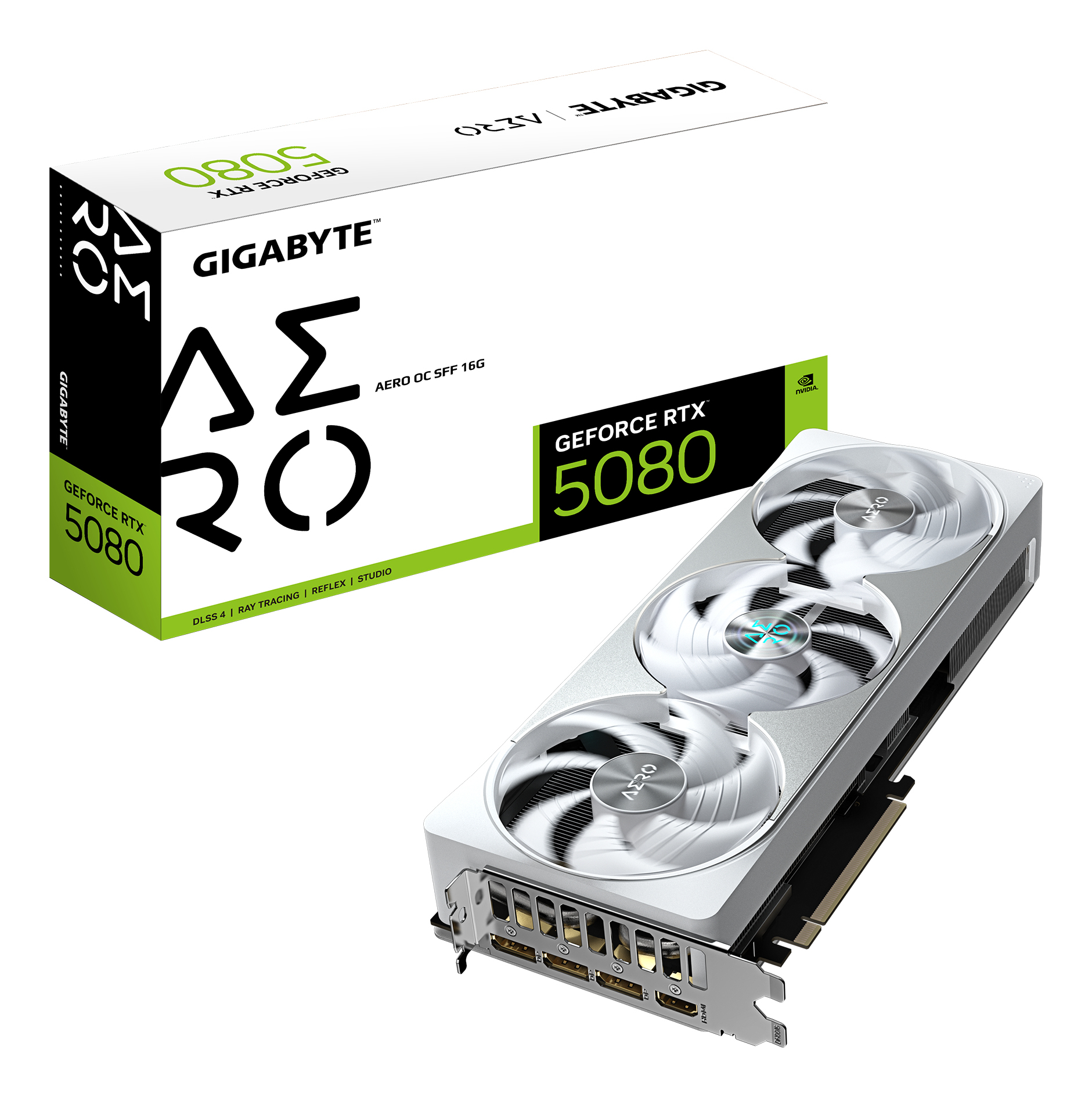 Gigabyte GeForce RTX 5080 AERO OC 16GB White