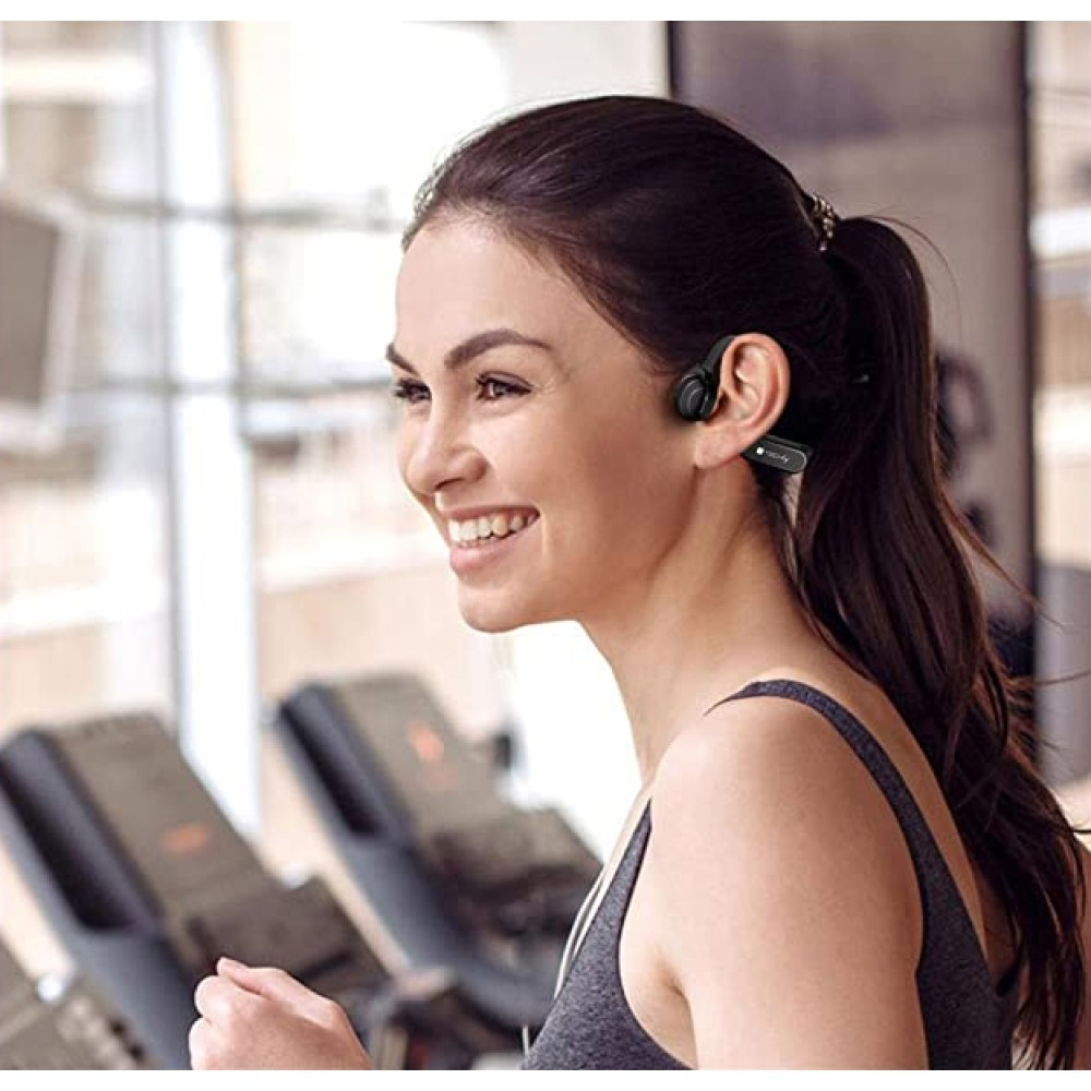Techly ICC-SH-BONE-BLT headphones/headset Wireless Head-band Sports Bluetooth Black – image 2