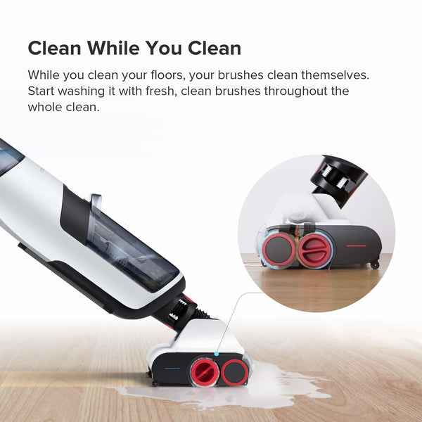 Roborock WD1S1A51-01 stick vacuum/electric broom Upright vacuum Battery Dry&wet Bagless Black, Red, White – image 9