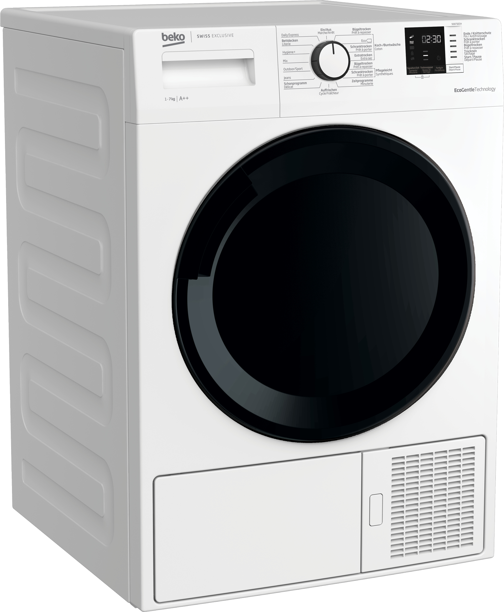 Beko 500732CH washer dryer Freestanding Front-load White – image 2